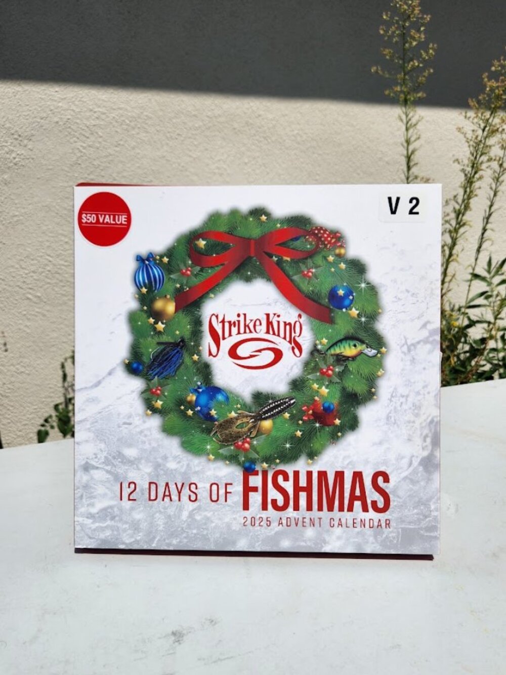 NEW Strike King 12 Days of Fishmas 2025 Advent Calendar Version 2 Christmas Gift